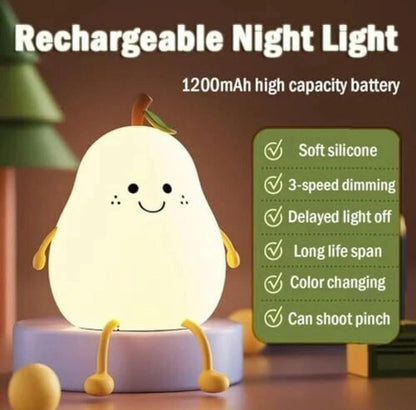 Pear LED night lamp
