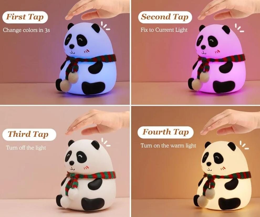 Cute Panda Night Light