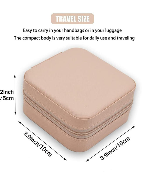 Mini Square Jewelry Box (PU Leather)