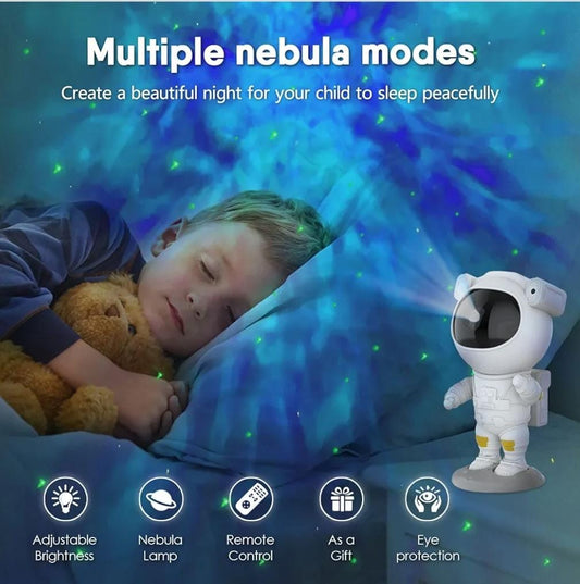 Astronaut Nebula Night Light Projector